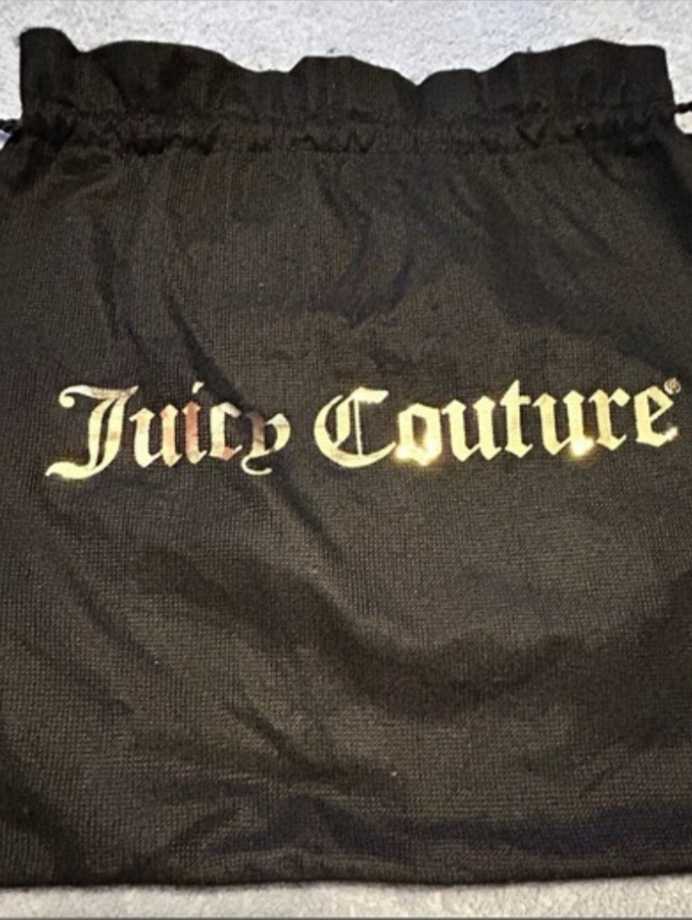 JUICY COUTURE PINK COSMETIC BAG WITH TRAVEL BOTTLE AND BLACK DUST BAG/NWT - Picture 2 of 15